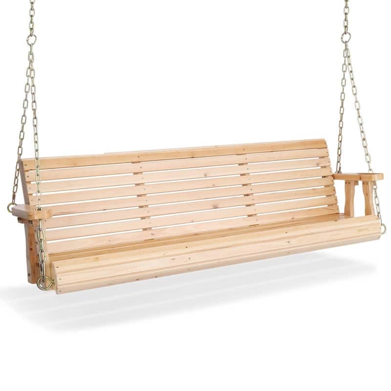 3-person Wood Porch Swing