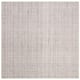 SAFAVIEH Handmade Abstract Nettie Modern Viscose Rug - 10' x 10' Square - Light Grey
