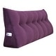 preview thumbnail 46 of 182, WOWMAX Large Reading Wedge Headboard Pillow for Bed Rest Back Support