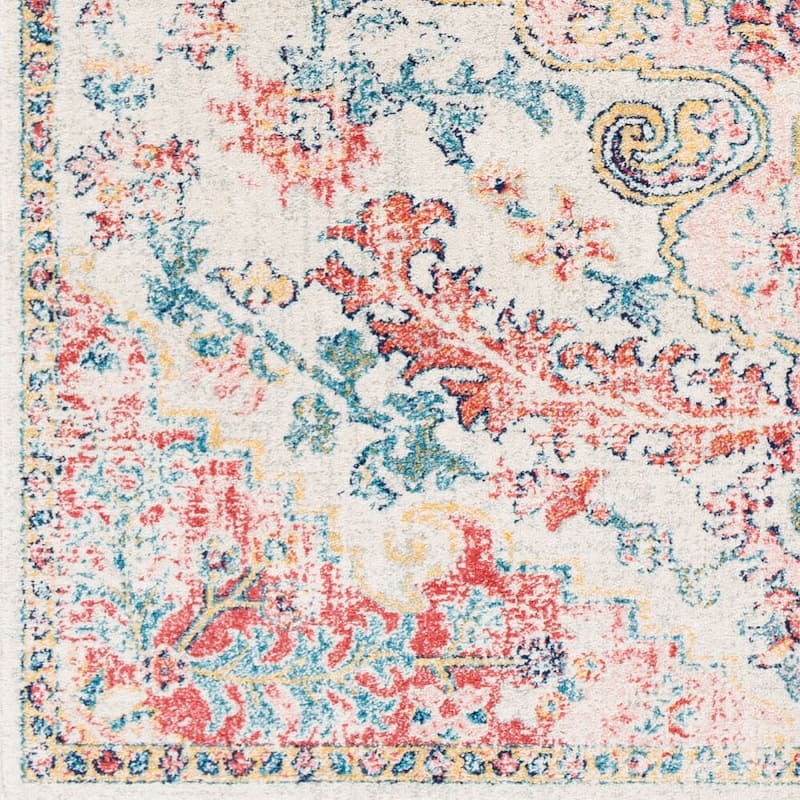 Livabliss Traditional Murat Medallion Area Rug