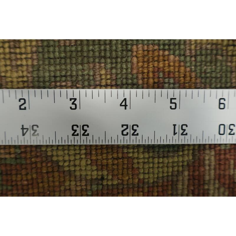 Hand Knotted Oriental 100% Wool Carpet Traditional All-Over Black Heriz (serapi) Area Rug - 9' 10'' X 8' 0''