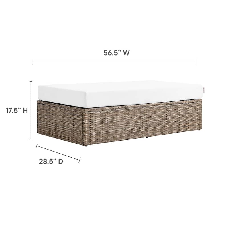 Convene Outdoor Patio Outdoor Patio Rectangle Ottoman