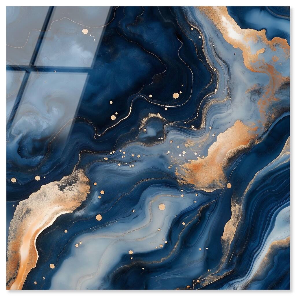 Deep Sea Geode III Acrylic by Art Remedy, Ready to Hang