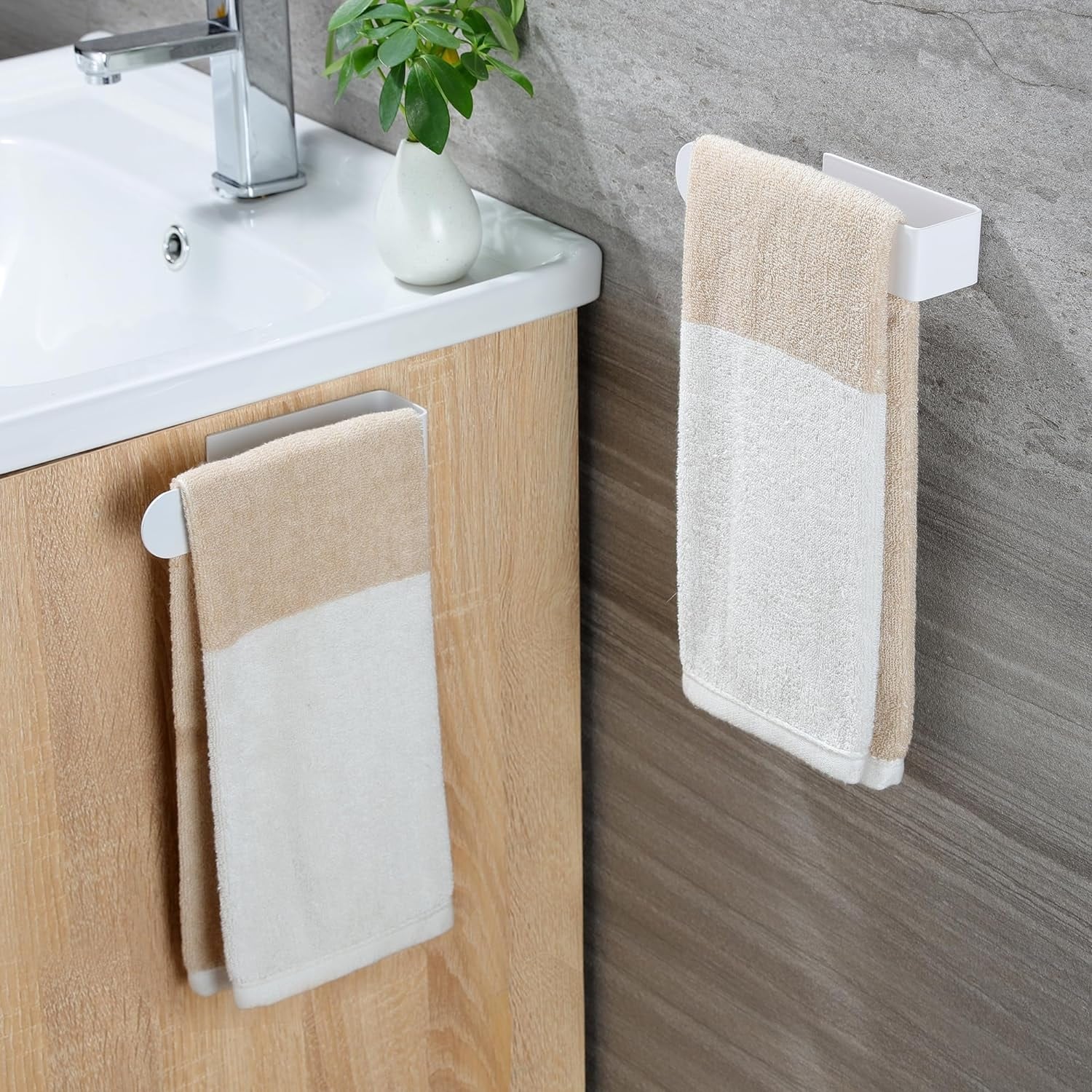 Hand Towel Holder Towel Ring Self Adhesive Towel Bar for Bathroom or Kitchen Wall Bed Bath Beyond 39865054