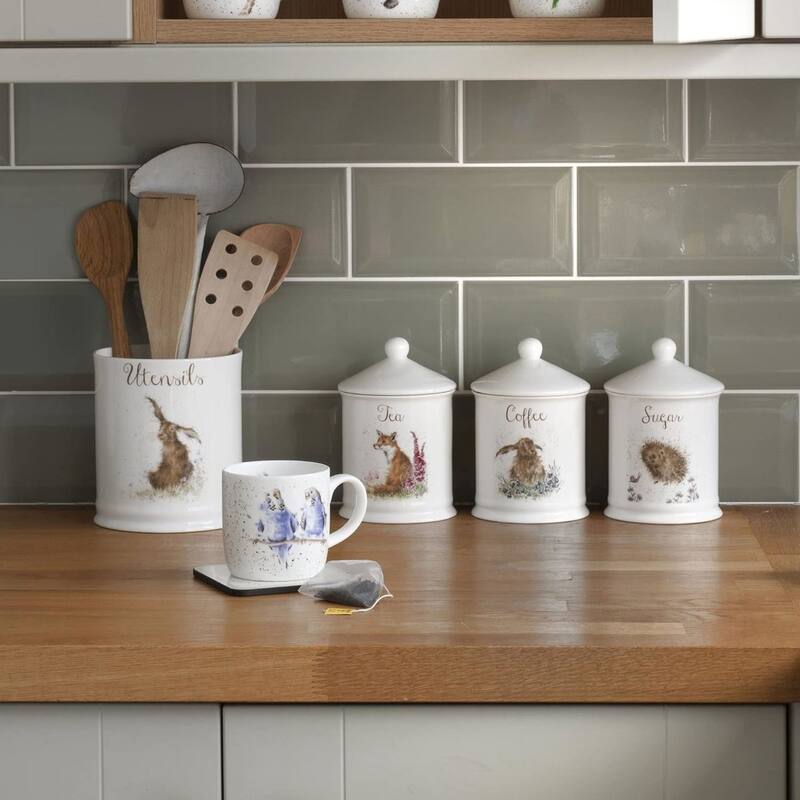 Royal Worcester Wrendale Designs Canister - 6 in