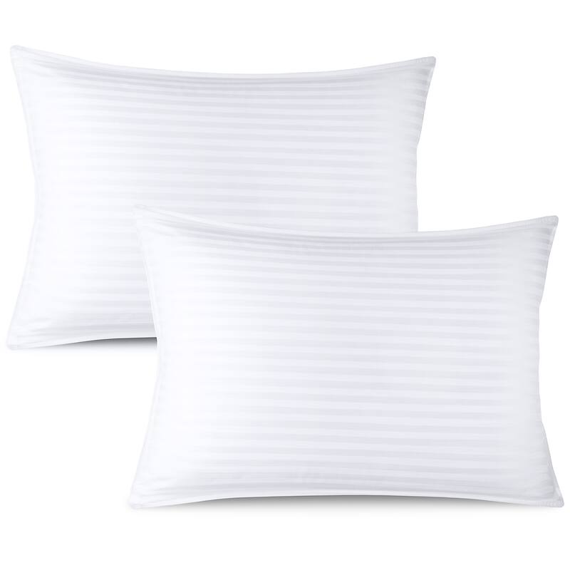 Nestl 100% Cotton Cover Premium Plush Down Alternative Bed Pillow