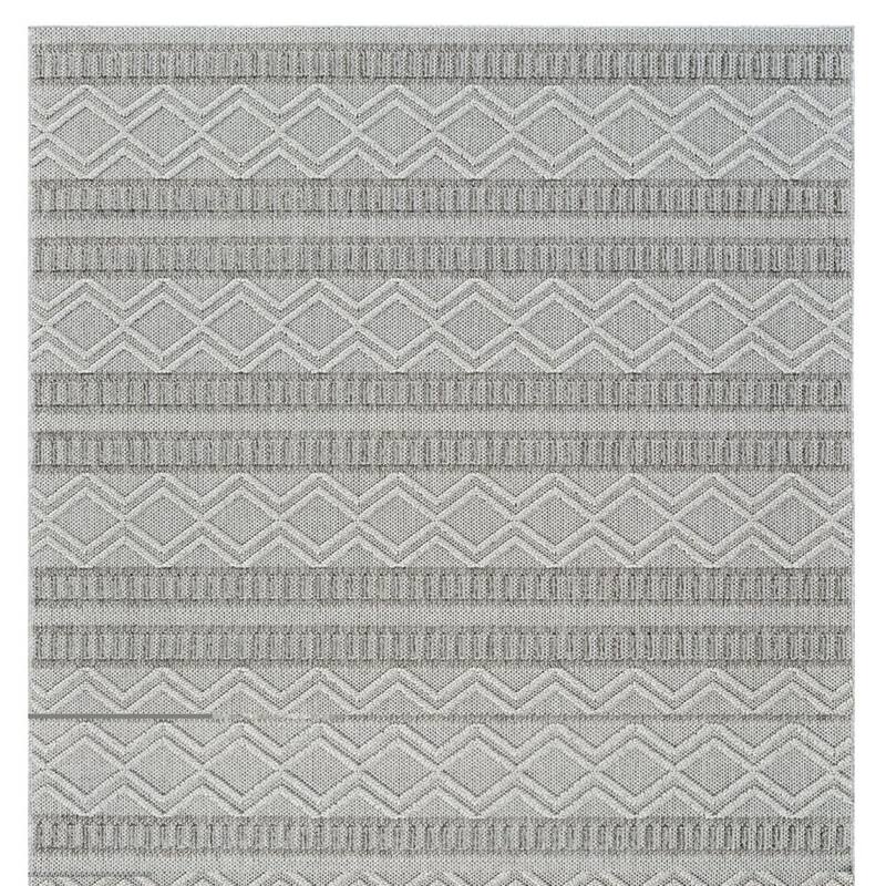 Anava Stripe Weather Resistant Current & Stylish Runner Outdoor Rug - 8' Runner