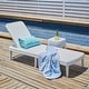 preview thumbnail 16 of 29, Mahina Resin Outdoor Chaise Lounge Chair by Havenside Home