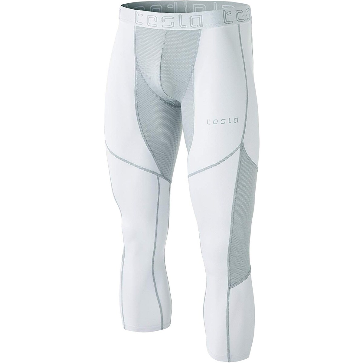 Shop Tsla Tesla Muc78 Cool Dry 3 4 Length Compression Pants