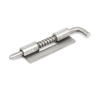 63mmx12mm 304 Stainless Steel Left Hand No Hole Spring Loaded Barrel ...