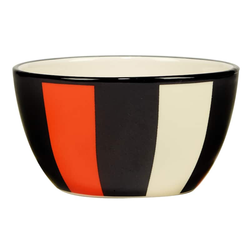 Certified International Spooky Halloween 5.5" Ice Cream/Dessert Bowl, Set of 4 - 24 oz.