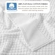 preview thumbnail 2 of 197, Linery & Co. Cotton Diamond Waffle Texture Bath Towels