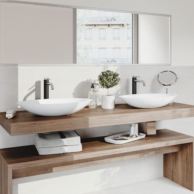 VIGO Lexington 10" H Single Handle Single Hole Bathroom Vessel Faucet