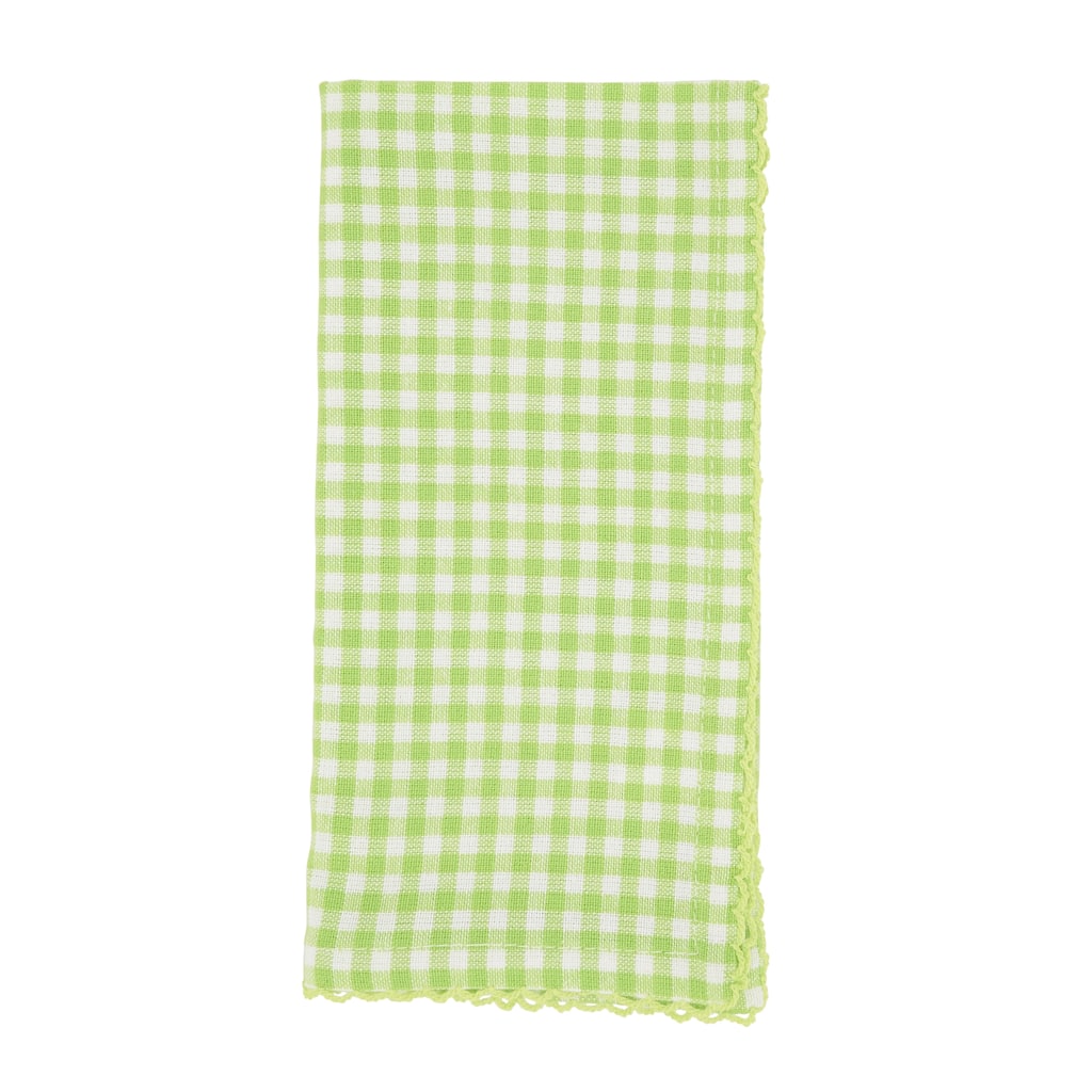 Gingham Design Dinner Napkins (Set of 4) - 18"x18"