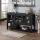 preview thumbnail 3 of 19, Furniture of America Wins Modern Farmhouse 5-shelf Buffet Table