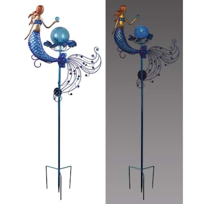 Mermaid Solar Stake-56"