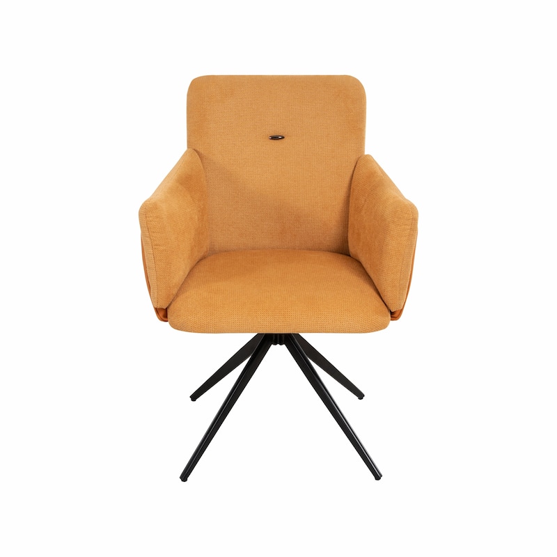 360° Swivel Home Office Desk Chairs Set of 2, Dining Chairs with Arm
