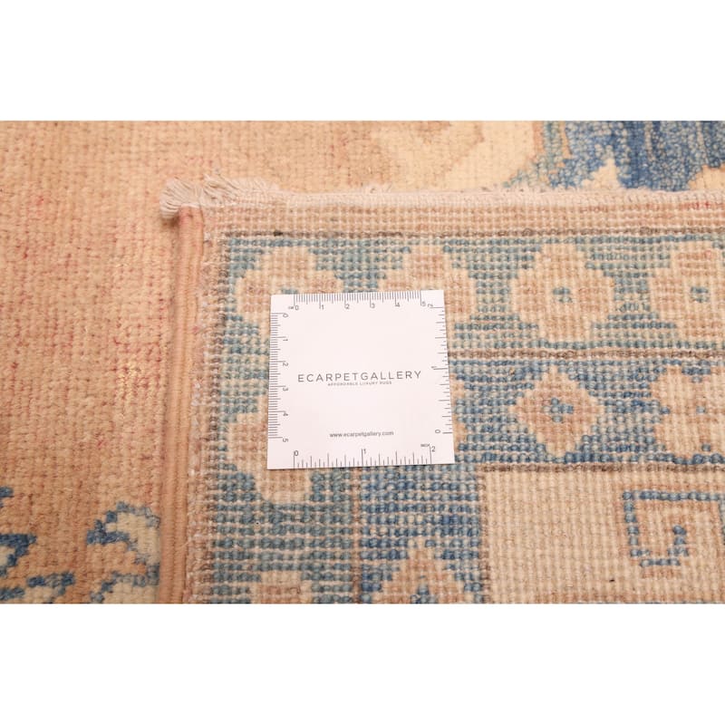 ECARPETGALLERY Hand-knotted Finest Ghazni Tan Wool Rug - 8'0 x 11'6