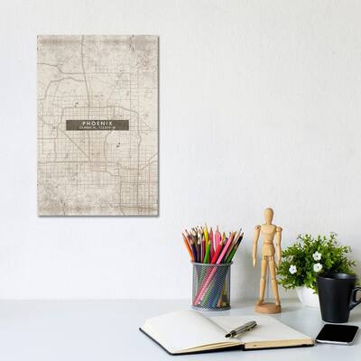 iCanvas "Phoenix, Arizona" by WallDecorAddict Canvas Print