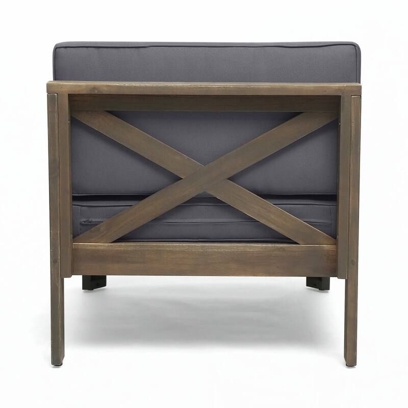 Outdoor L SHAPE SOFA SET, DARK GREY