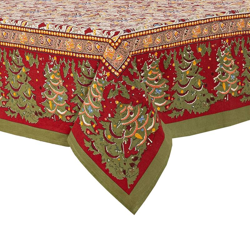 Couleur Nature Noel Rectangle Tablecloth