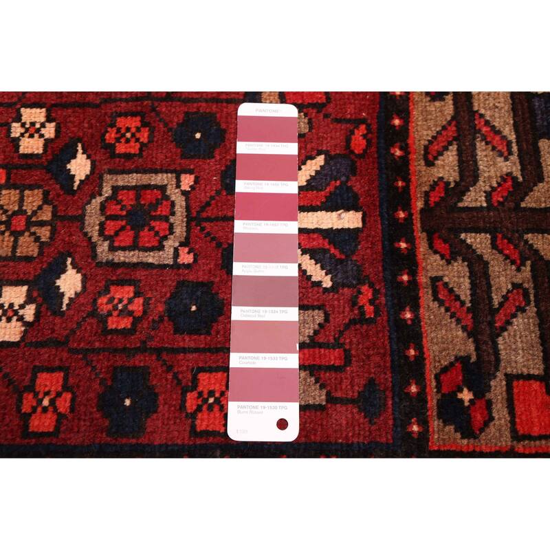 ECARPETGALLERY Hand-knotted Kayseri Vintage Red Wool Rug - 4'11 x 8'6
