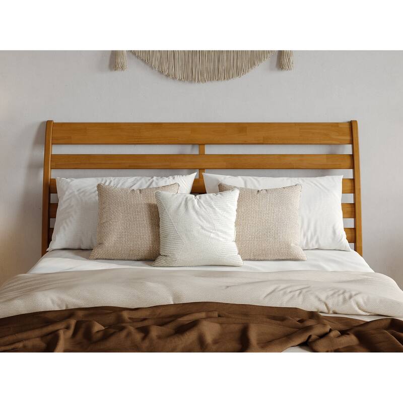 Emelie Platform Bed with Panel Footboard and Twin XL Trundle