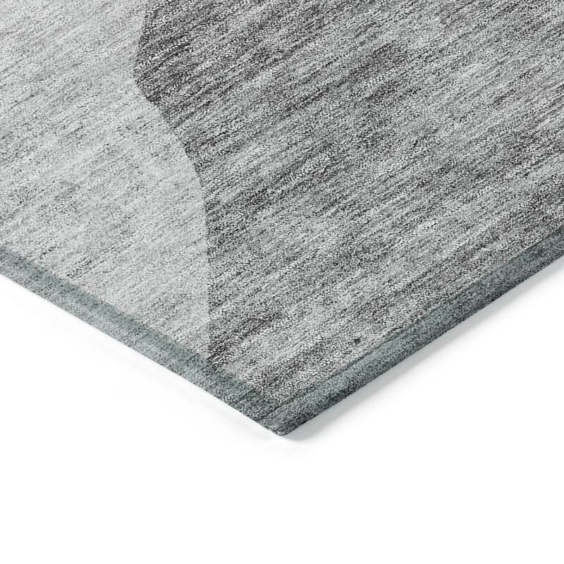 Machine Washable Indoor/ Outdoor Chantille Contemporary Abstract Rug