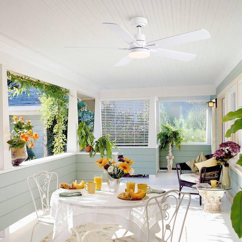 Modern Ceiling Fan Light with Lighting and Remote Control, Adjustable Fan Speed for Bedroom and Living Room