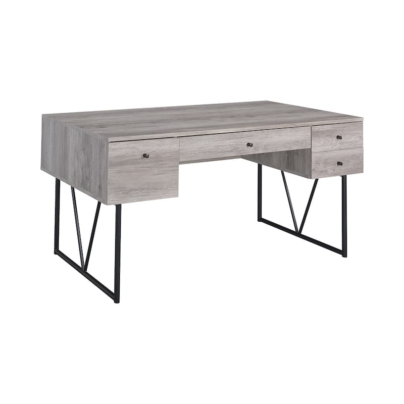 Analiese Farmhouse 63-inch 4-Drawer Writing Desk