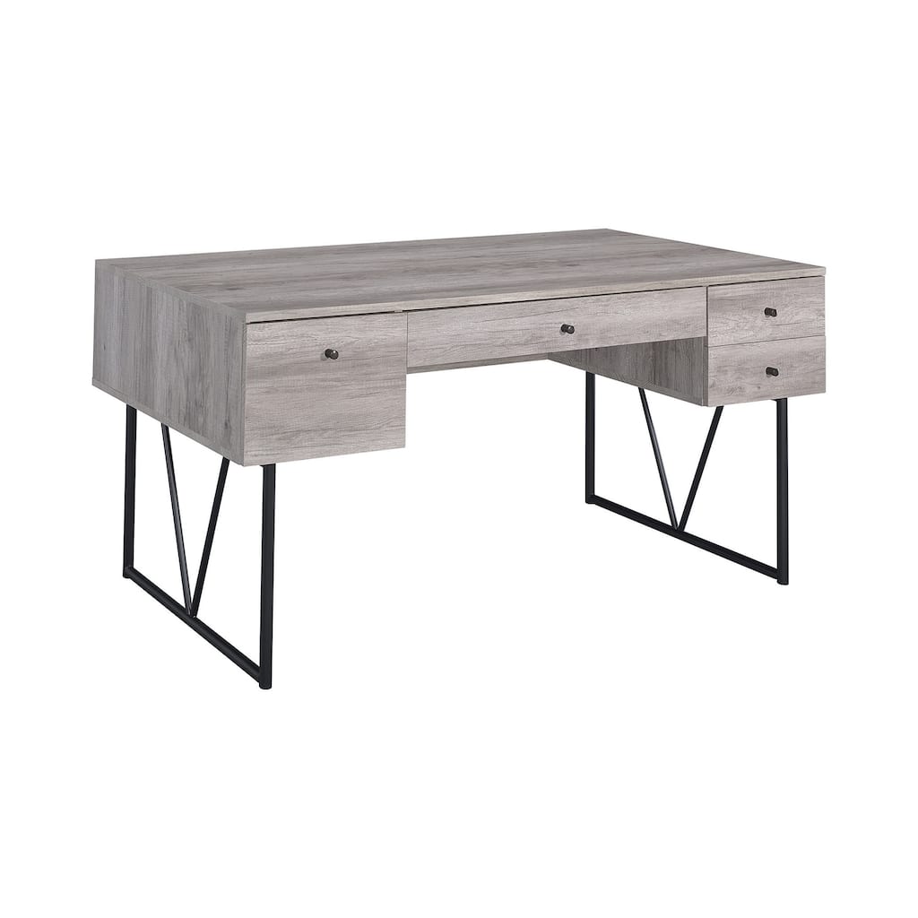 Analiese Farmhouse 63-inch 4-Drawer Writing Desk