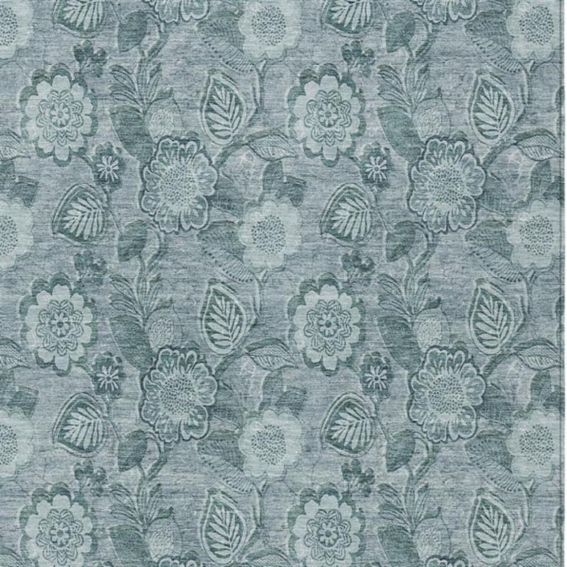HomeRoots Floral Transitional Rectangle Outdoor Rug