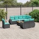 Option Black-corner+3x middle+table+4x sofa