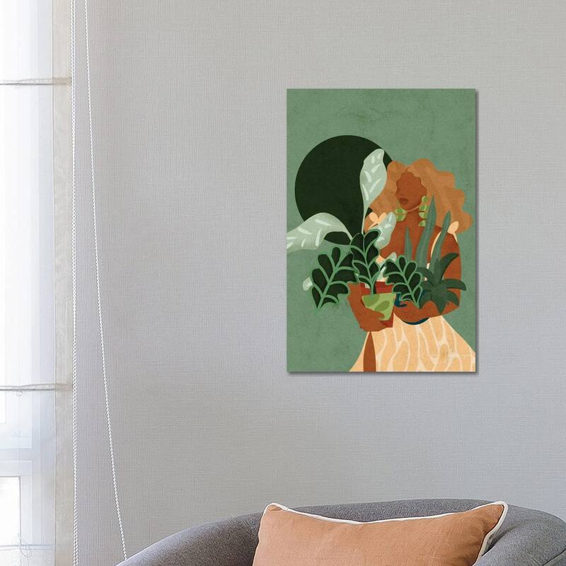 iCanvas "Plant Lady" by Reyna Noriega Canvas Print - 26x18x1.5