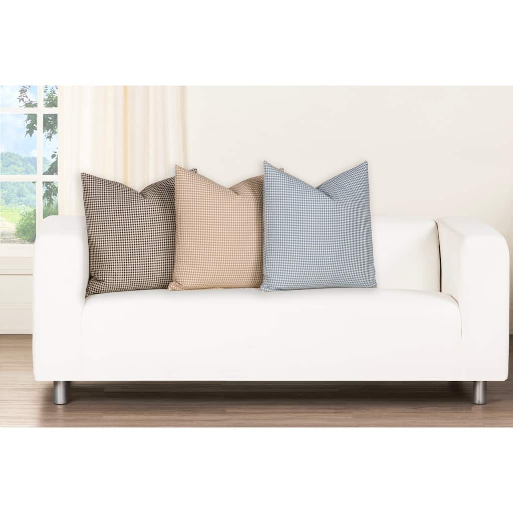 Magnolia Sashay Houndstooth Washed Cotton Accent Pillow