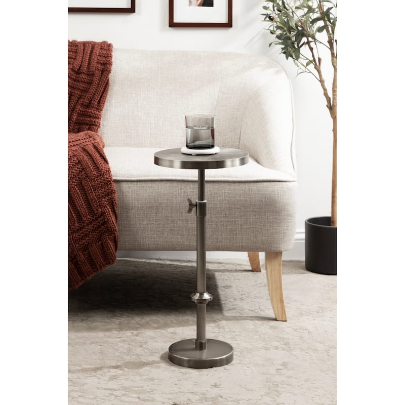 Kate and Laurel Engles Metal Table and Plant Stand