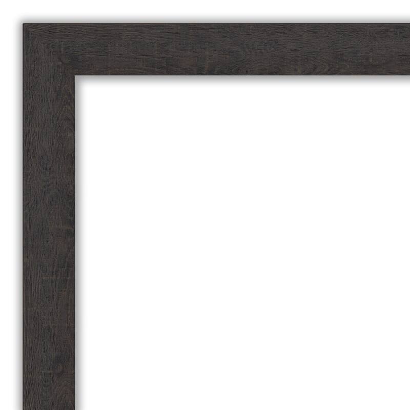 Rustic Plank Narrow Framed Natural Corkboard Bulletin Board