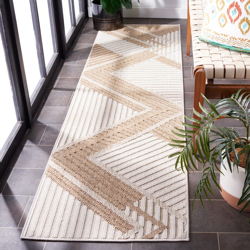 SAFAVIEH Global Hudaye Indoor /Outdoor Modern Rug