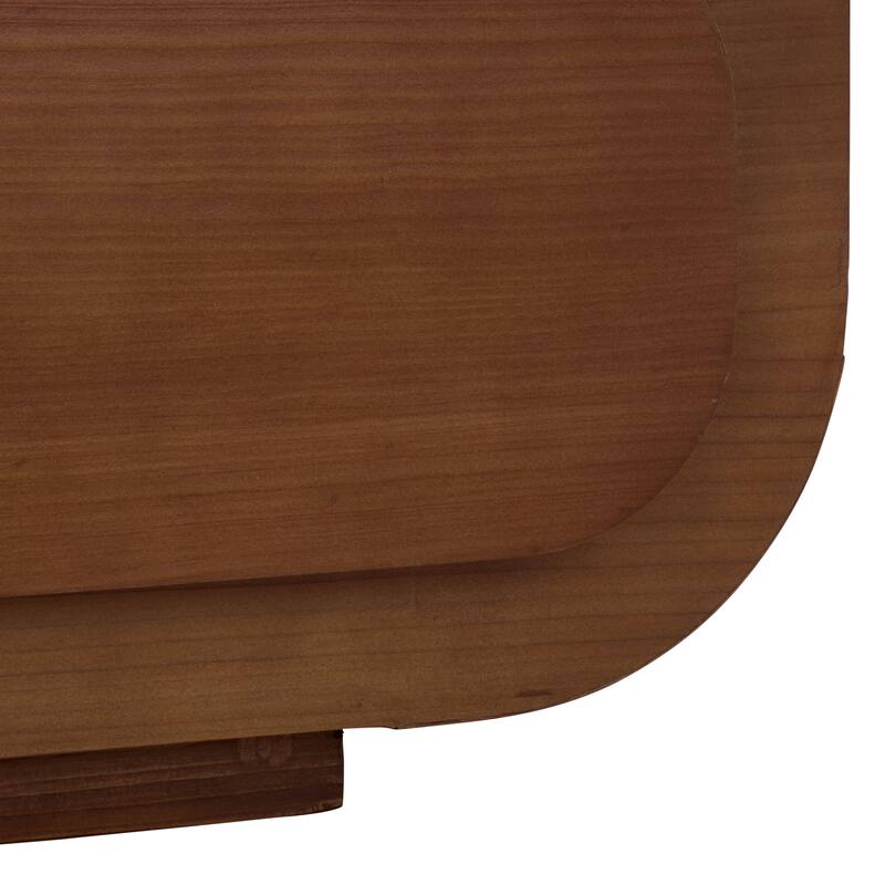 SAFAVIEH Couture Herald 3-Shelf Wood Sideboard - 62"W x 19"D x 30"H