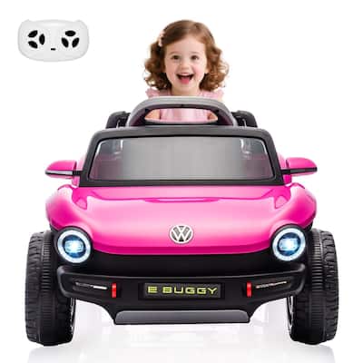 Ride On Car, Licensed Volkswagen Beetle Electric Toy Car for Kids,Toddler Electric Vehicle with Parental Remote