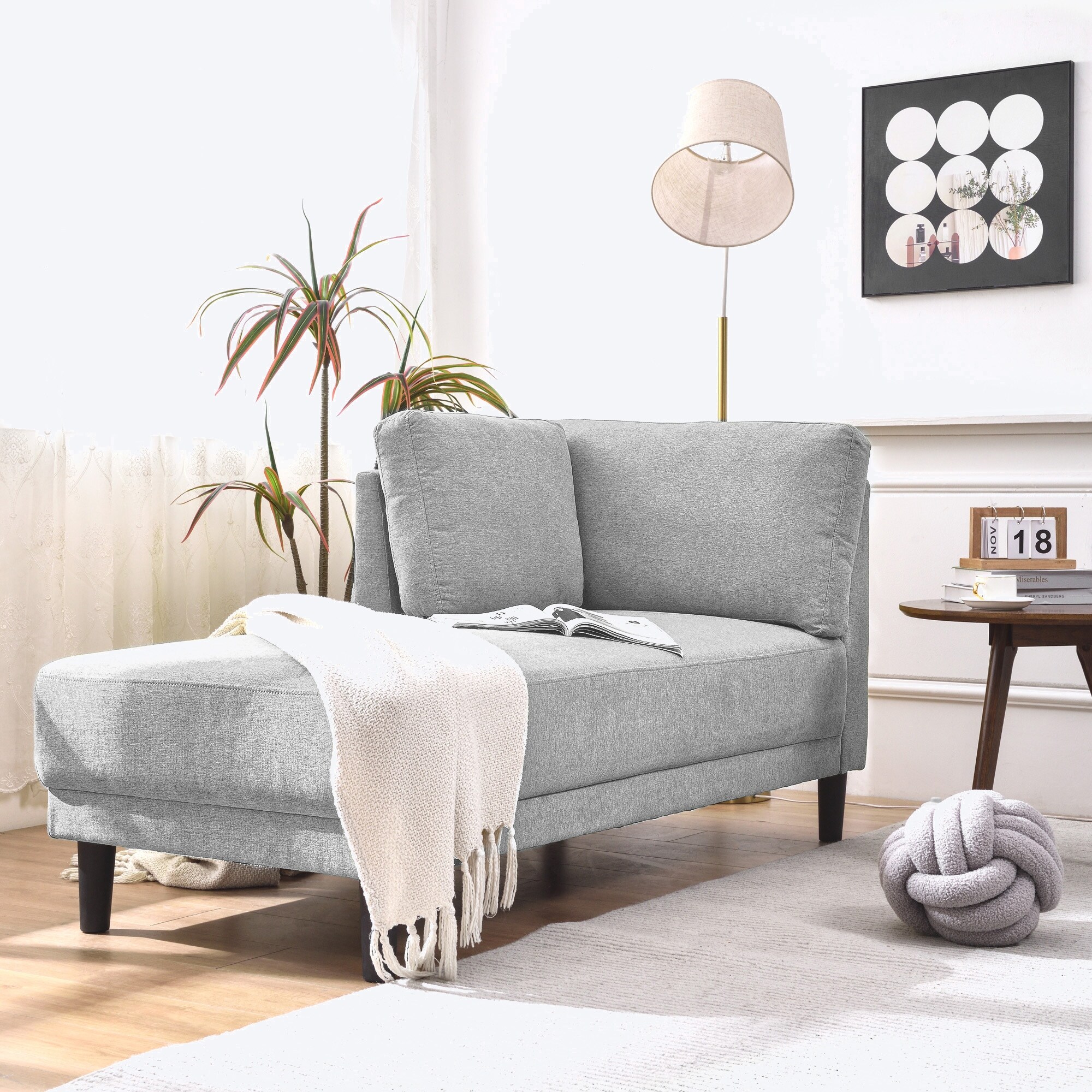 Small chaise chair hot sale
