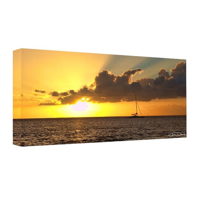 Ready2HangArt 'Maui Sunset' Wrapped Canvas Wall Art