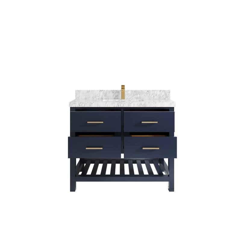 Willow Collections 42 in. W x 22 in. D Parker Single Sink Bathroom Vanity with Countertop