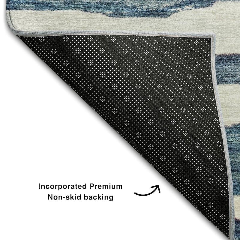 Premium Washable Super Soft Modern Stripes Mayfield Rug
