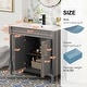 preview thumbnail 28 of 45, 24"/30"/36" Retro Bathroom Vanity W/ Drop in Sink Combo Cabinet Set