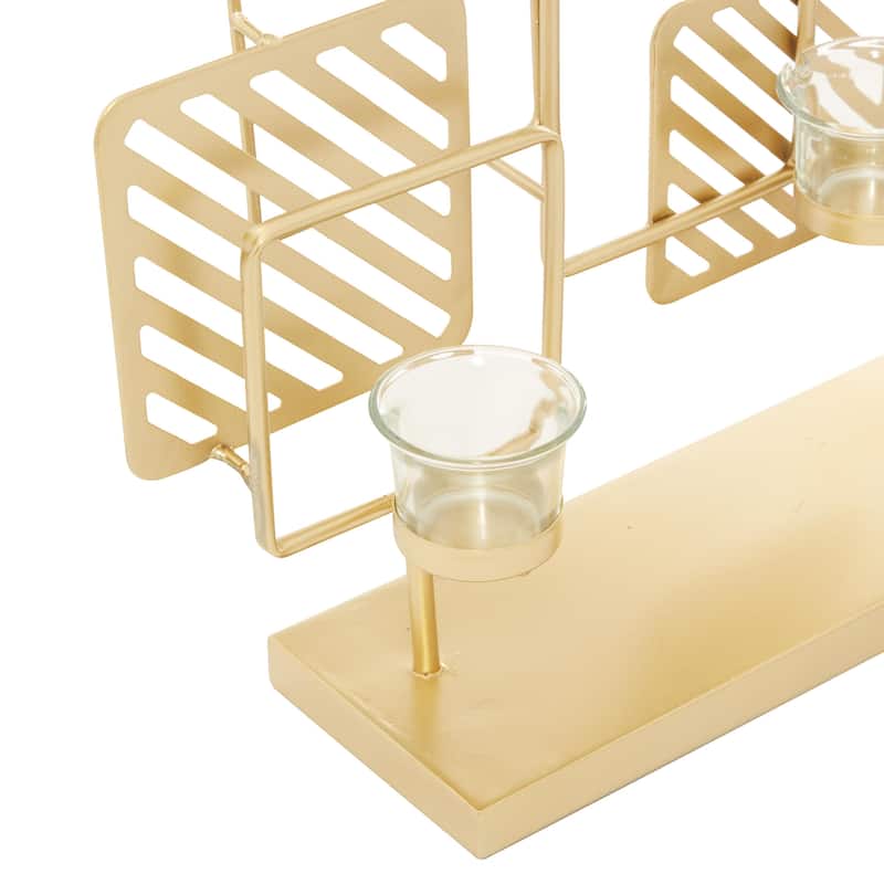 Metal Candelabra - Gold - Roche River Decor