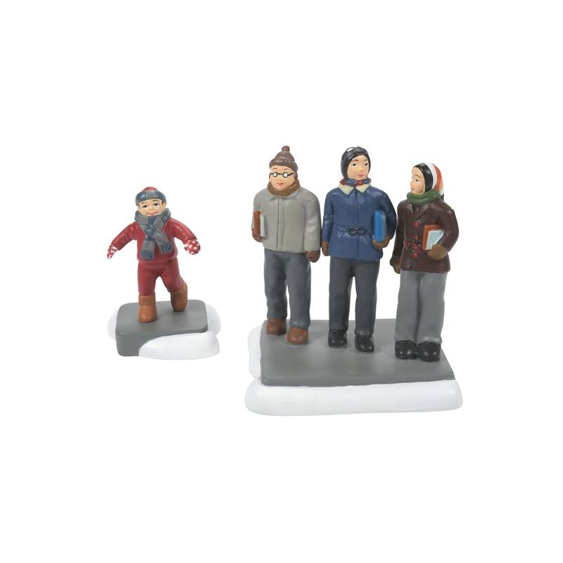 Dept 56 a Christmas Story C'mon Guys Wait Up Christmas Figure