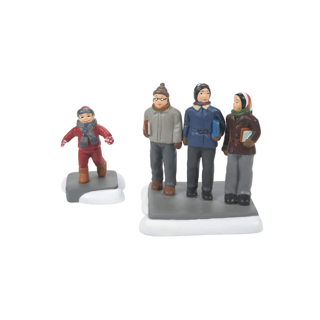 Dept 56 a Christmas Story C'mon Guys Wait Up Christmas Figure