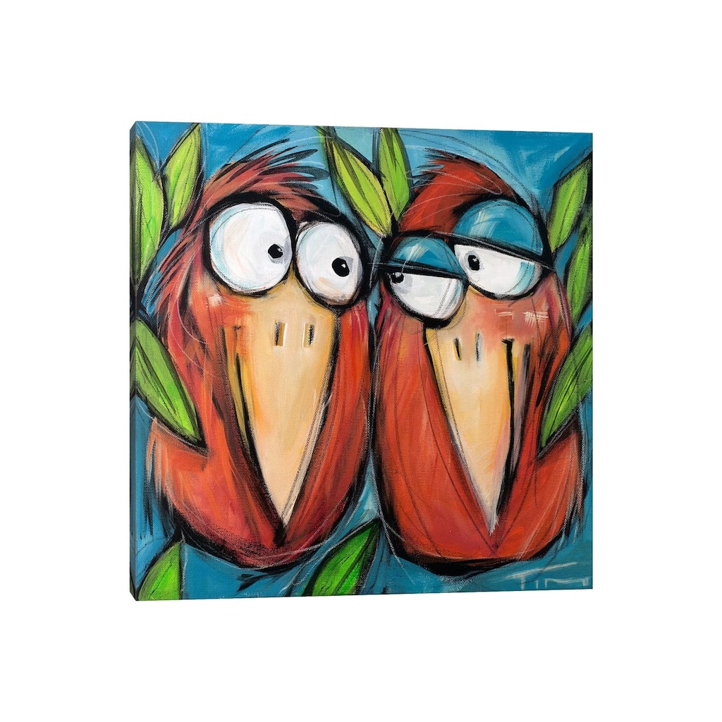 iCanvas "Love Birds" by Tim Nyberg Canvas Print