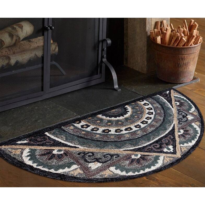 Sevita Monroe Prism Medallion Rug - 2'3" x 3'10" Hearth